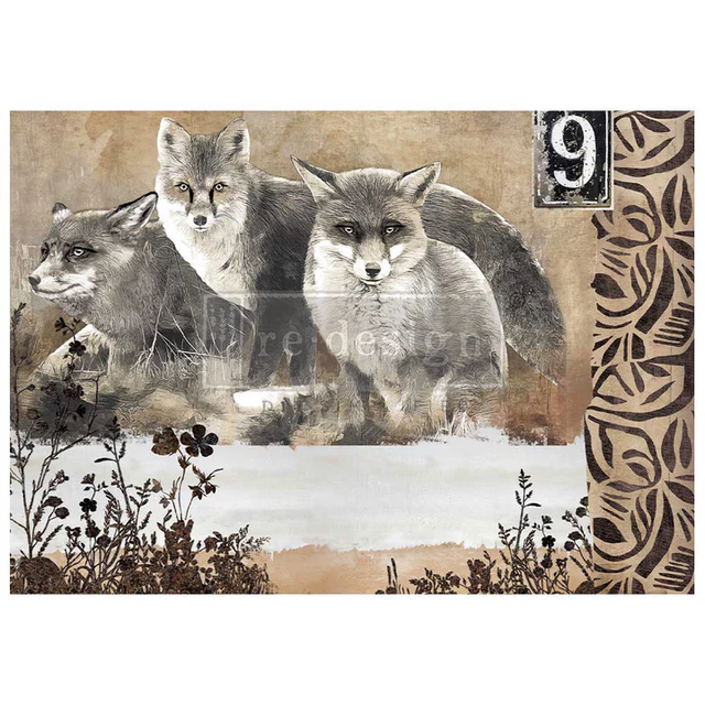 ReDesign with Prima Decoupage Tissue Paper | Vintage Veneers Decor