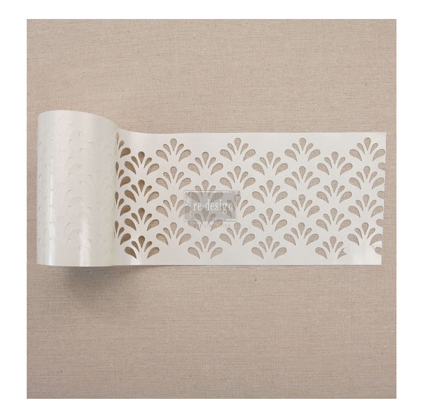 ReDesign with Prima Stick & Style Stencil Eastern Fountain 4" x 15 yards Vintage Veneers